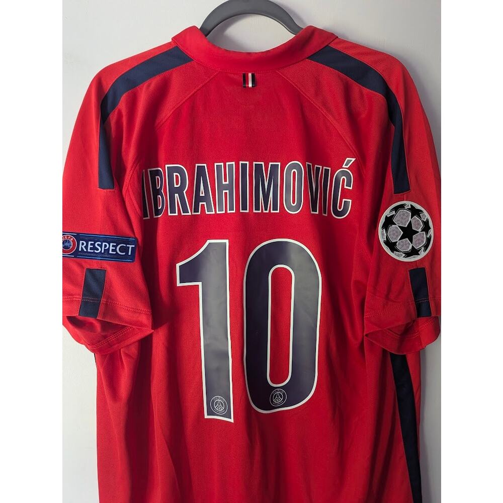 PSG Ibrahimovic 2014/15 Third Jersey XL UCL Fully Patched